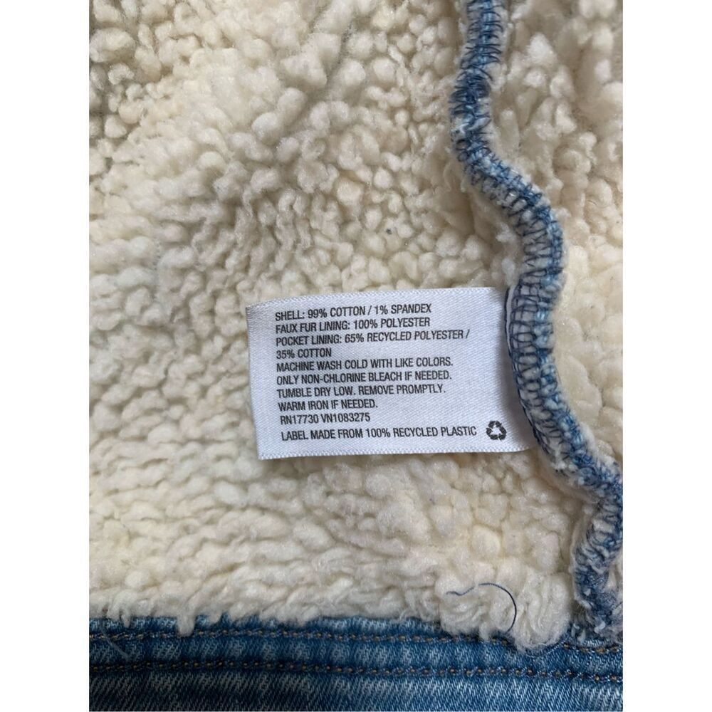 Universal Thread Denim Sherpa Trucker Jacket Medium - Picture 5 of 8